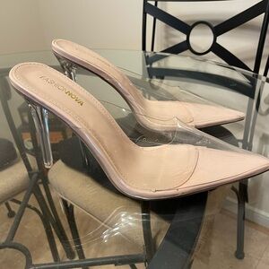 Fashion Nova Clear Heels